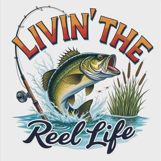 Livin' The Reel Life Fishing digital design product video