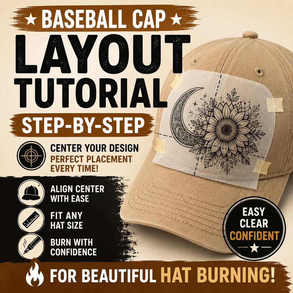 Baseball caps hat burning tutorial