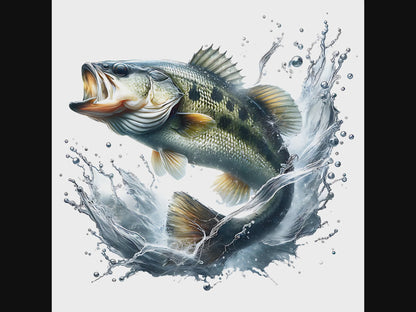 Smallmouth bass leaping video