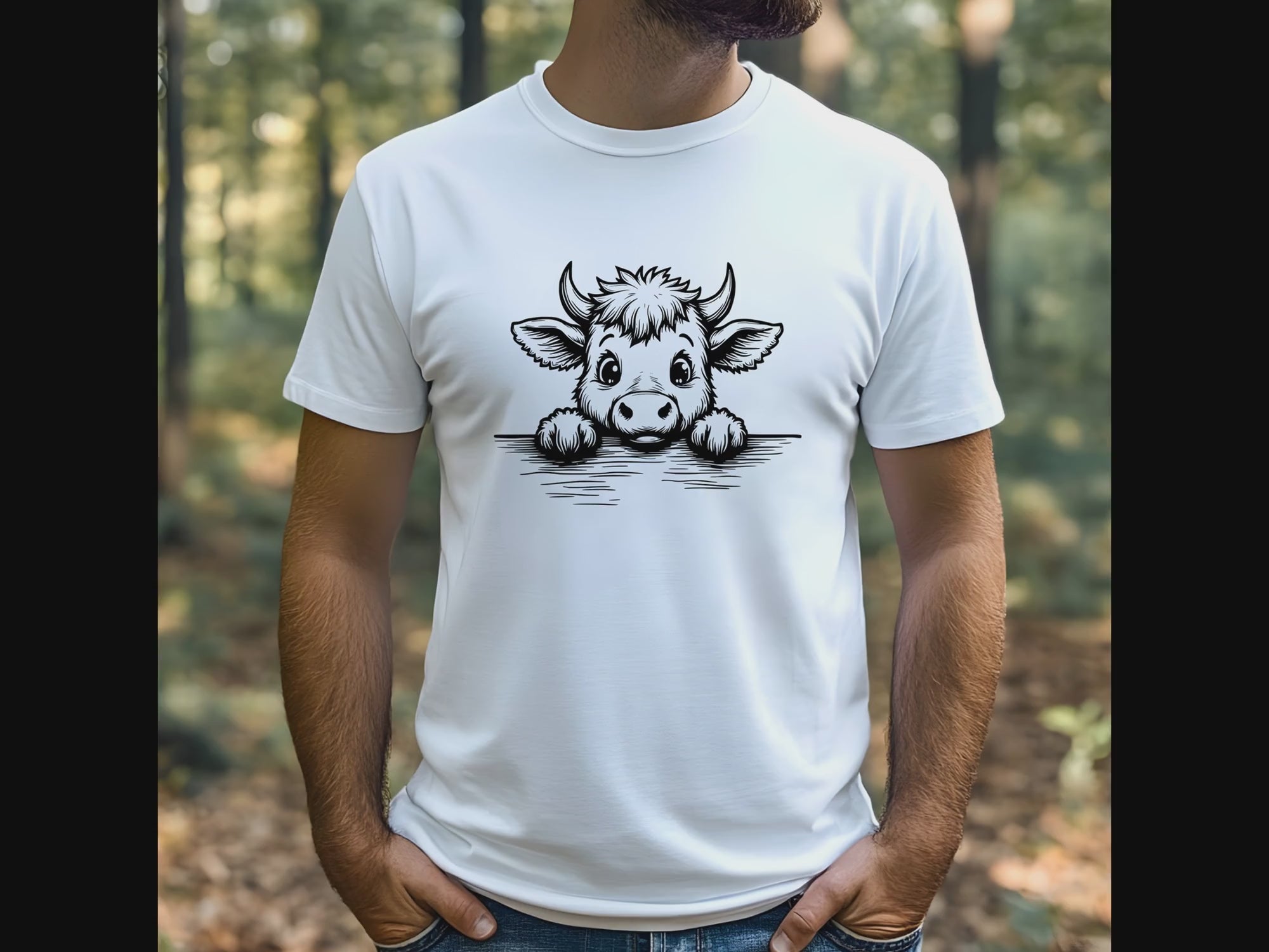 Highland Cow SVG PNG video