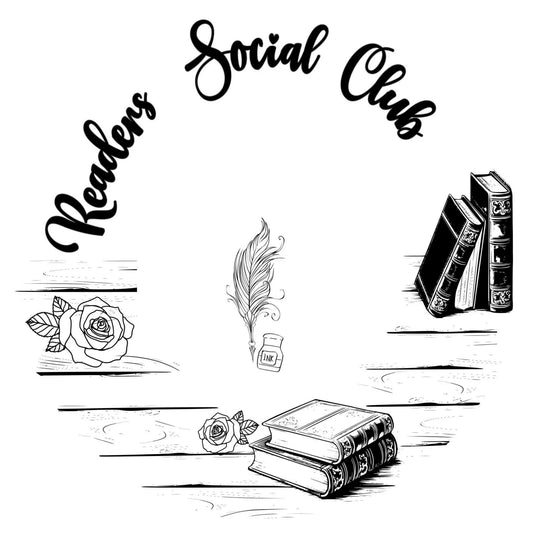 Readers Social Club hat burning design for wide brim hats