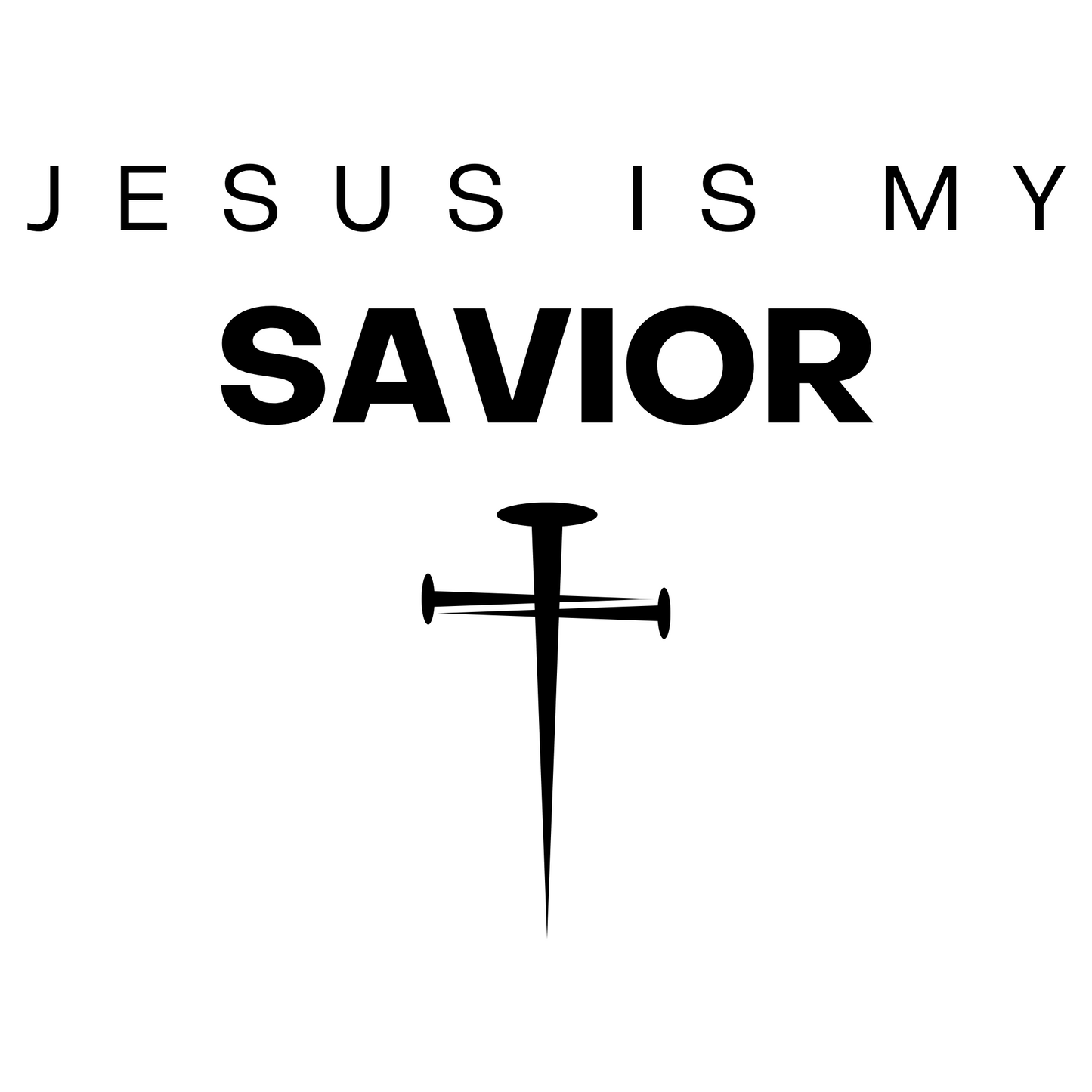 Jesus Is My Savior digital design