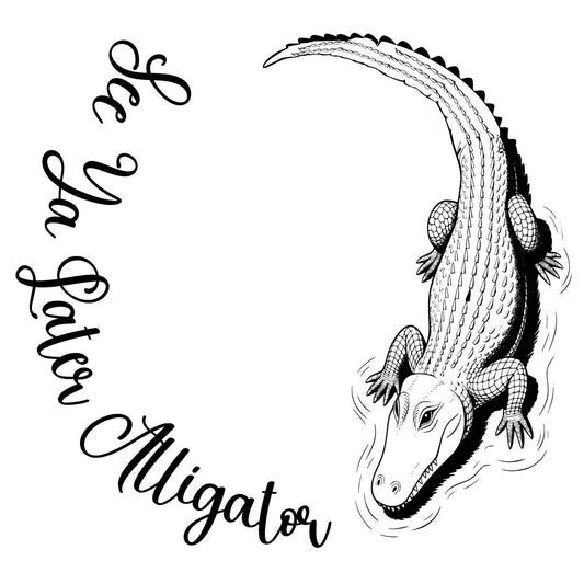 See Ya Later hat burning design for wide brim hats