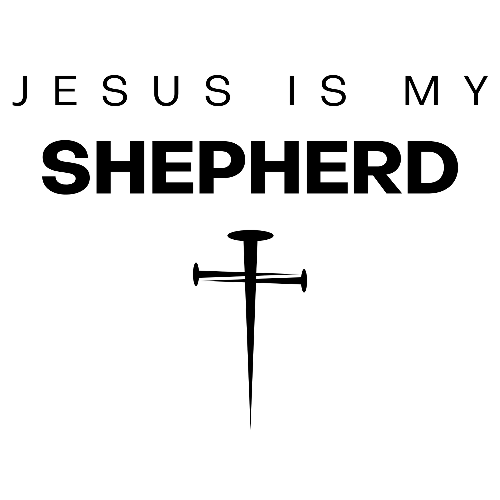 Jesus Is My Shepherd digital design